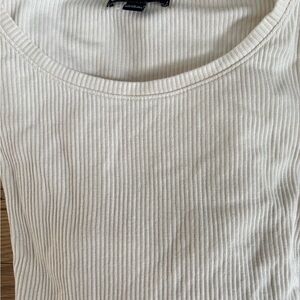 J. Crew Cream Vintage Ribbed Long Sleeve Tee 2025 cream